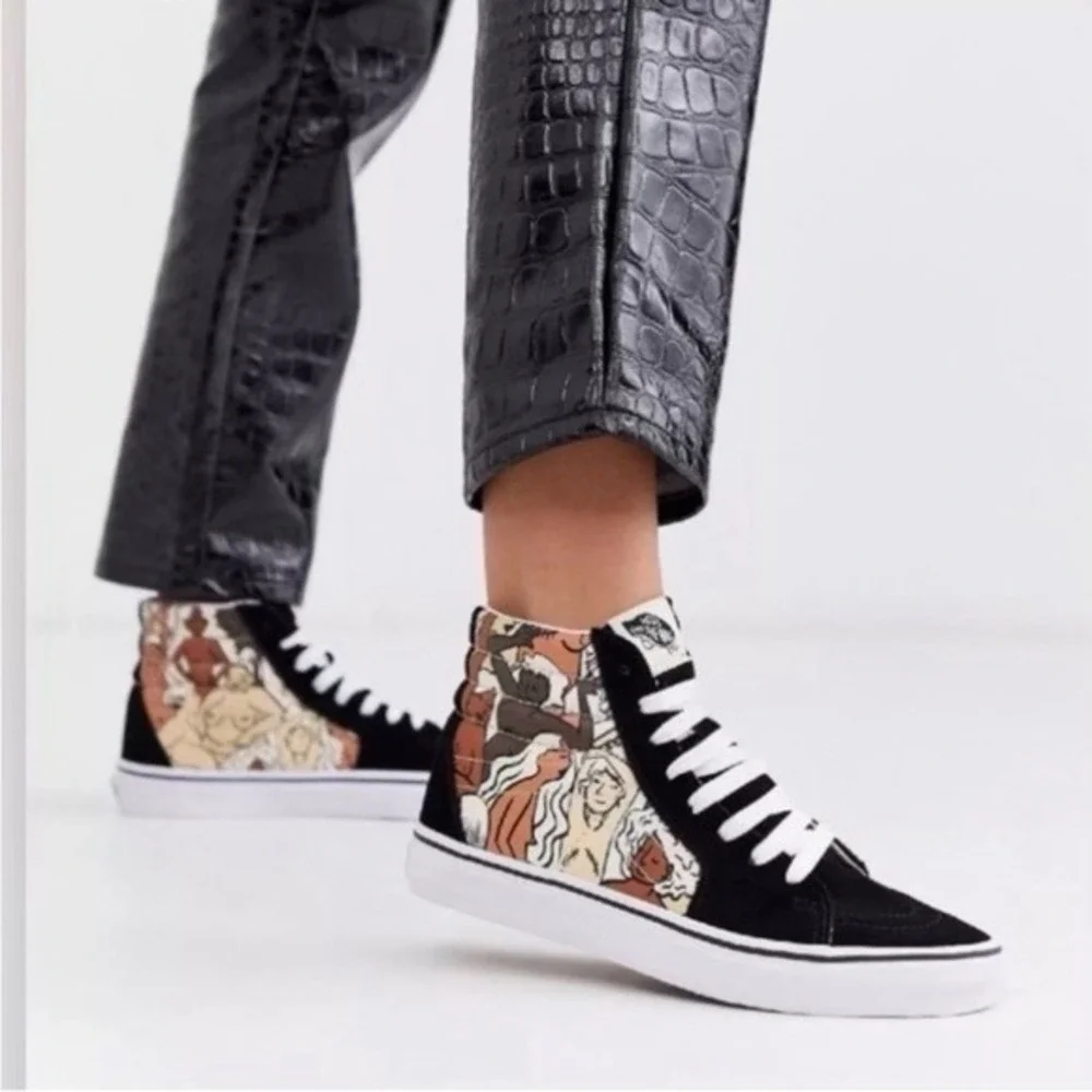 Vans Sk8-Hi 'Breast Cancer‎ Awareness' Rare SAMPLE shoe  W 7 M 5.5 Coppafeel